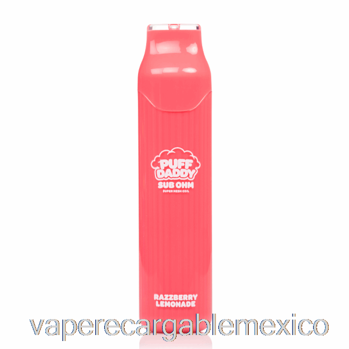 Vape Recargable Puff Daddy 6000 Limonada De Frambuesa Desechable